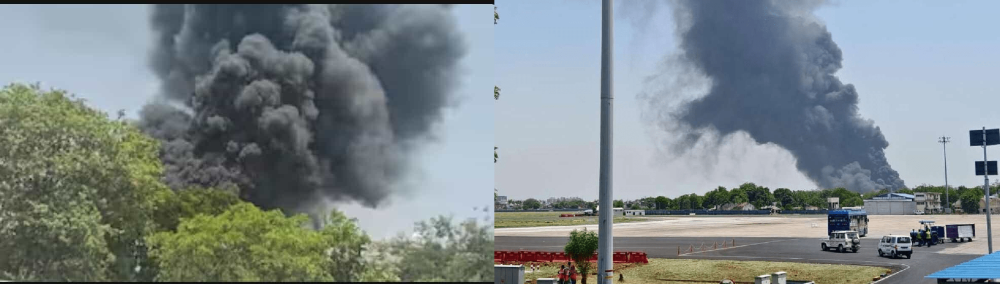 Air India Boeing 787 Dreamliner airplane at Ahmedabad Airport, similar to flight AI171 that crashed shortly after takeoff on June 12, 2025, killing at least 50 people and prompting rescue and investigation efforts.