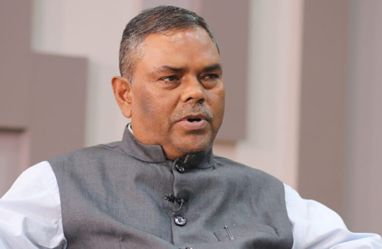 Janata Samajbadi Party Nepal leaders addressing the media on constitutional reform and Gen-Z protests in Kathmandu.