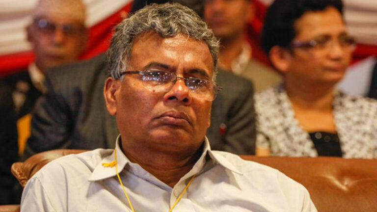 Maoist Centre leader Matrika Yadav speaking about leadership change and new ideas in Kathmandu