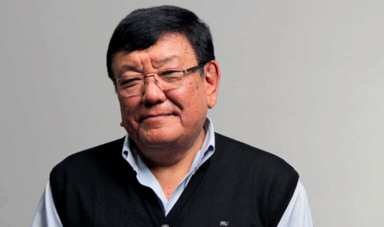 Prime Minister Sushila Karki meets Dr. Sanduk Ruit at Tilganga Institute of Ophthalmology in Kathmandu