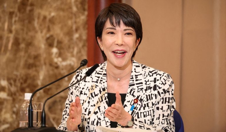 Japan’s first female prime minister Sanae Takaichi delivers her first address to parliament after being officially endorsed.
