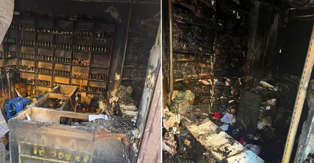 सुर्खेतमा नेतृ शान्ता चौधरीको अचार उद्योग नजिक आगलागी, कारण छानबिनमा