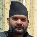 Damaged main gate of the Kathmandu residence of Rastriya Swatantra Party leader Balen Shah following a reported vandalism incident.