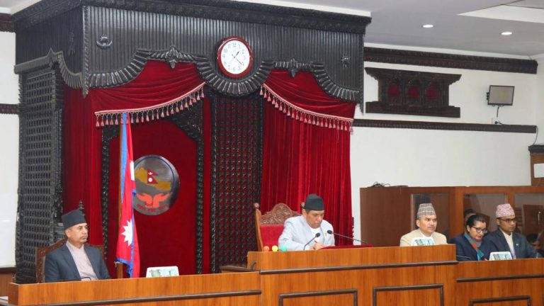 National Assembly meeting underway at Nepal’s Federal Parliament in Kathmandu.