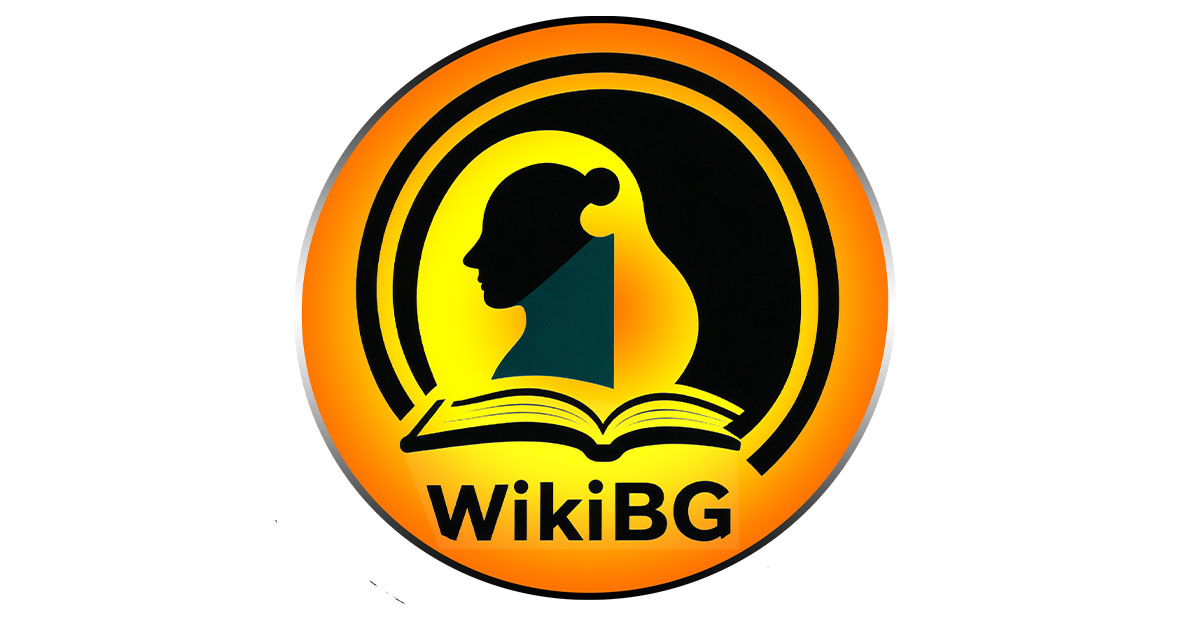 WikiBG logo representing a verification-first biography and documentation platform