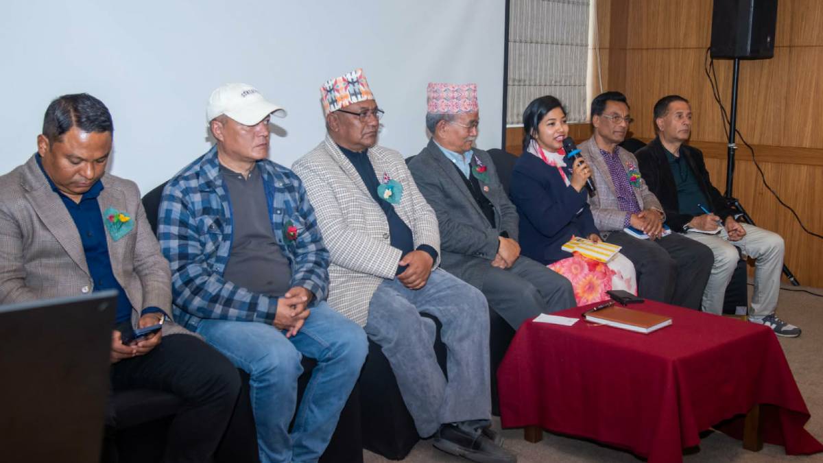 Kathmandu Valley Mayors’ Forum 13th meeting discussing scientific waste management and public transportation plans.