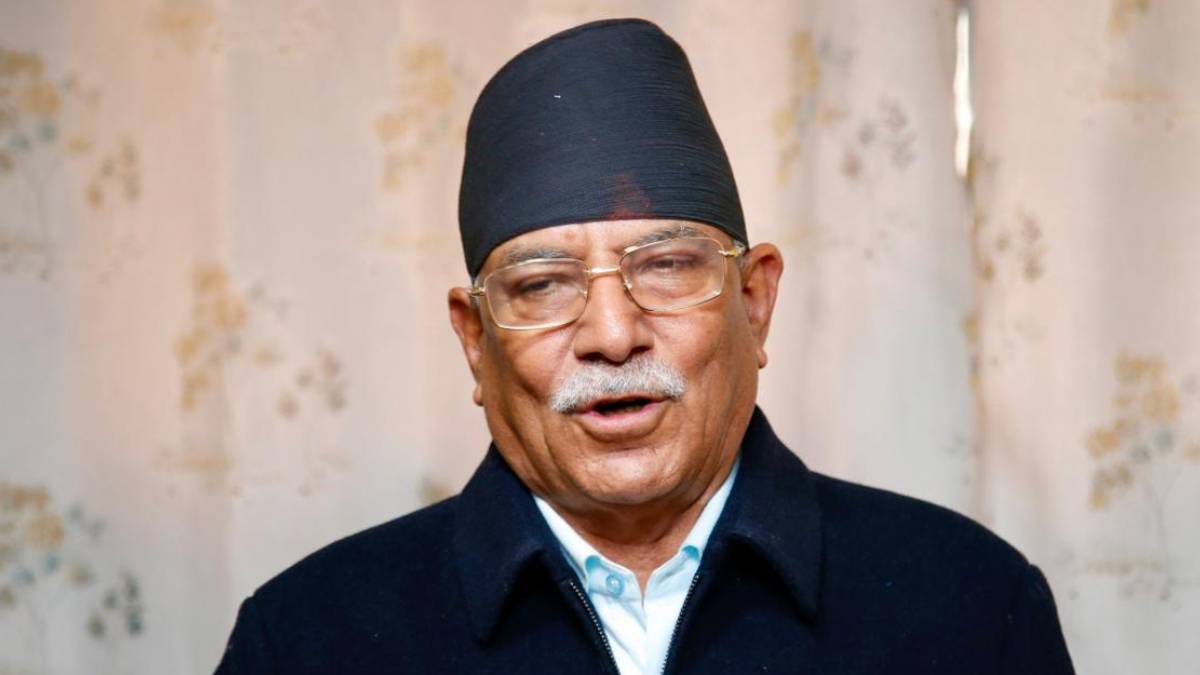 Pushpa Kamal Dahal ‘Prachanda’ walks toward Rukumkot in Rukum East during his election campaign visit to remote municipalities.
