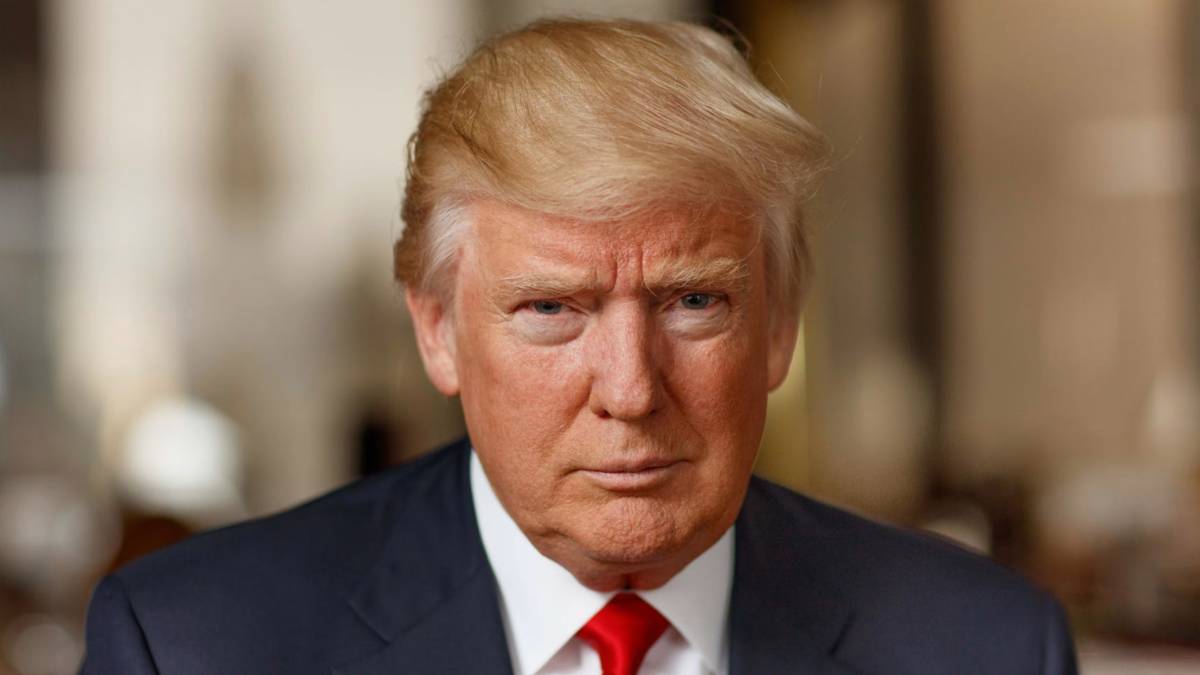 U.S. President Donald Trump speaking to reporters about Iran negotiations and Middle East tensions