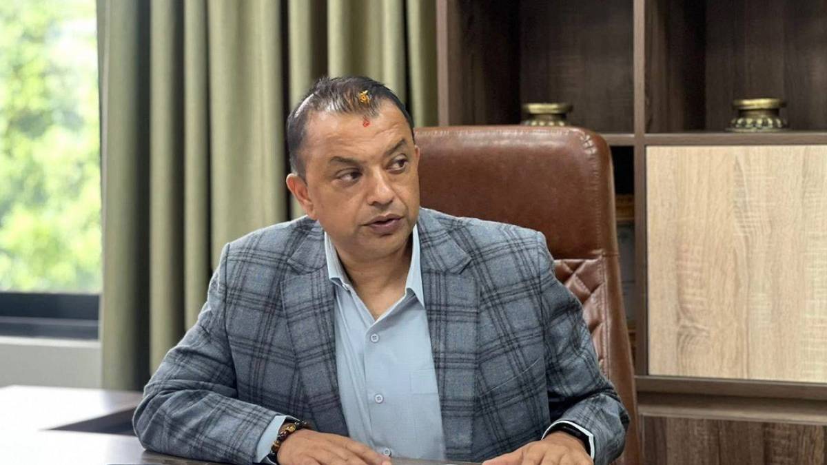 Nepali Congress leaders attend Central Executive Committee meeting at Sanepa headquarters to finalize proportional representation lawmakers list for submission to the Election Commission of Nepal.