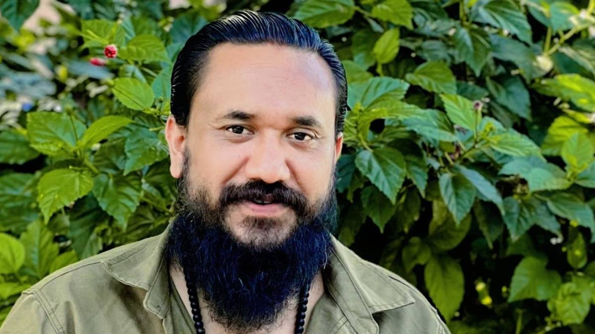 Khagendra Sunar, Rastriya Swatantra Party candidate, after winning the Banke-3 parliamentary election