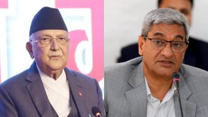 KP Sharma Oli and Ramesh Lekhak during public events amid custody investigation in Nepal