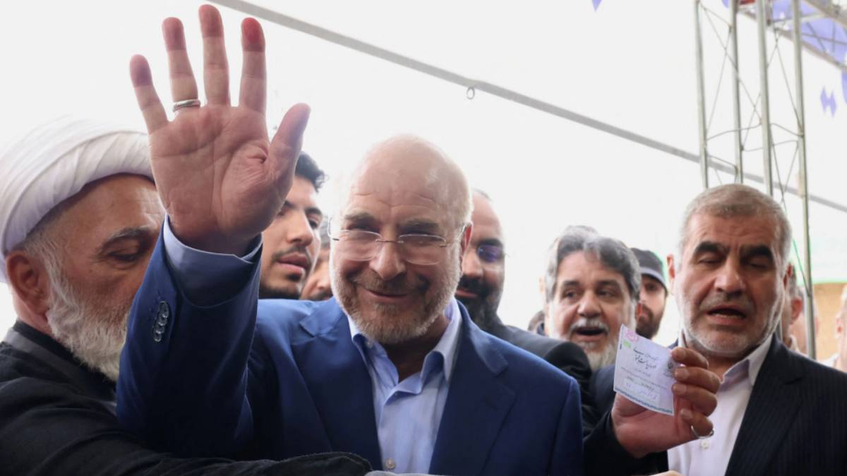 Mohammad Bagher Ghalibaf, Speaker of Iran’s Parliament, amid growing international speculation over Iran’s political leadership