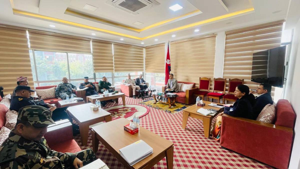 Helicopter patrol arranged for security during Nepal’s House of Representatives election as authorities prepare nationwide monitoring