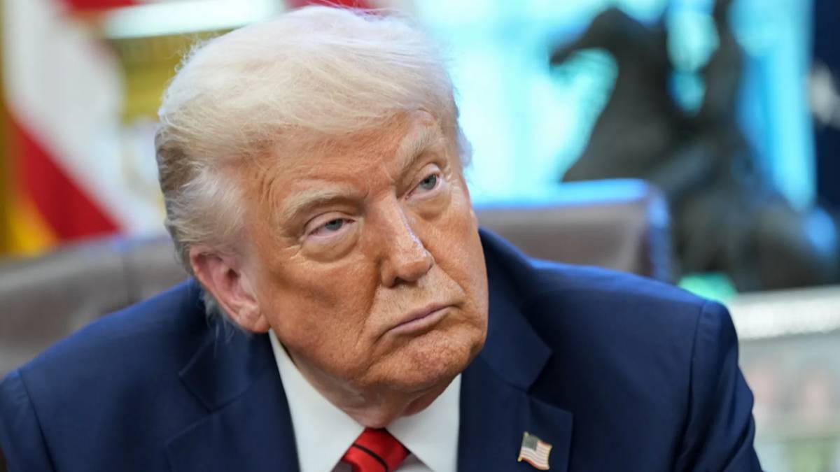 U.S. President Donald Trump speaking as tensions rise following reports of a strike in Tehran involving Iran’s Supreme Leader.