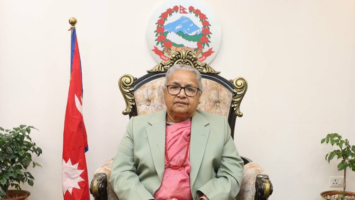 Prime Minister Sushila Karki attends a National Security Council meeting to discuss election preparations and security arrangements in Kathmandu.