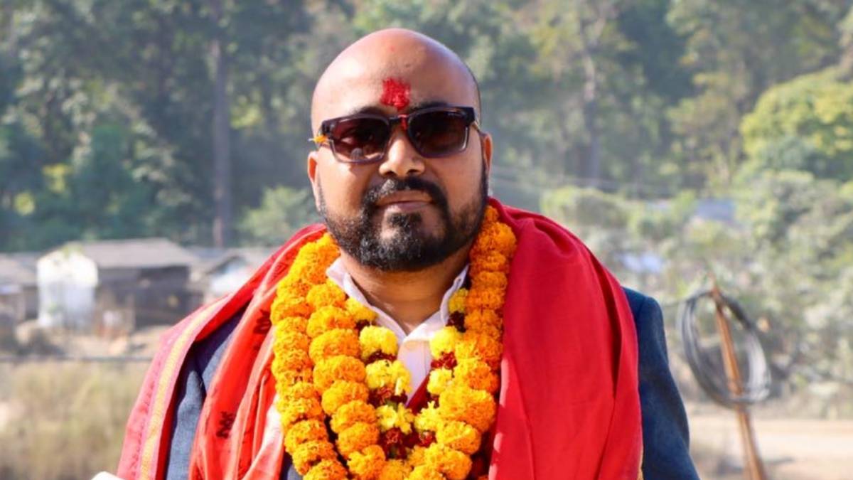 Rastriya Swatantra Party candidate Arvind Sah who won the Bara-3 seat with 40,697 votes in the Nepal parliamentary election