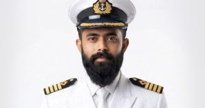 File photo of Nepali ship captain Amrit Jha who was released from Iranian custody