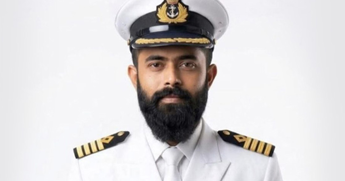File photo of Nepali ship captain Amrit Jha who was released from Iranian custody