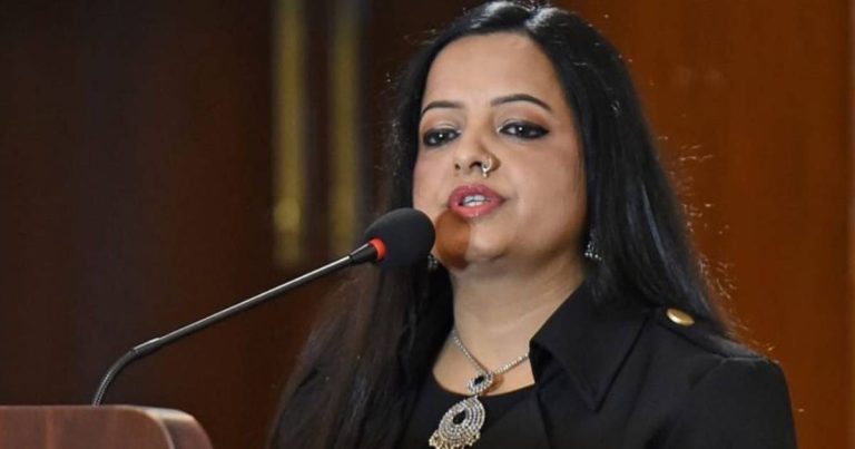 Dipa Dahal speaking at a public event as newly appointed Press and Research Advisor