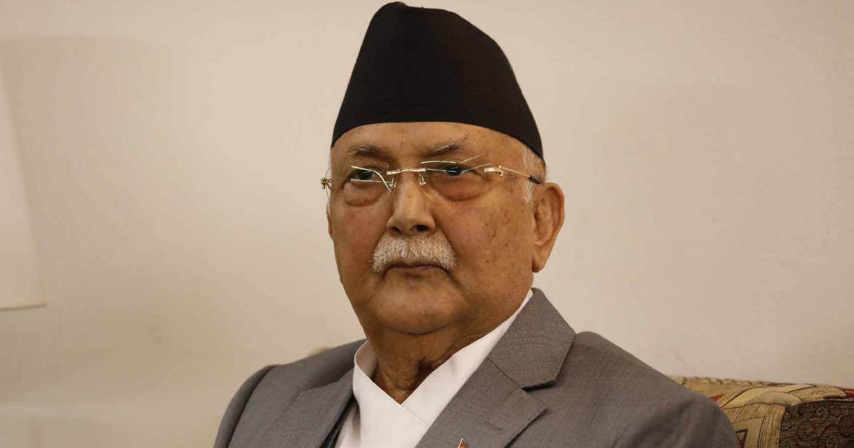 KP Sharma Oli in Kathmandu, file photo used as his gallbladder surgery continues at Tribhuvan Teaching Hospital