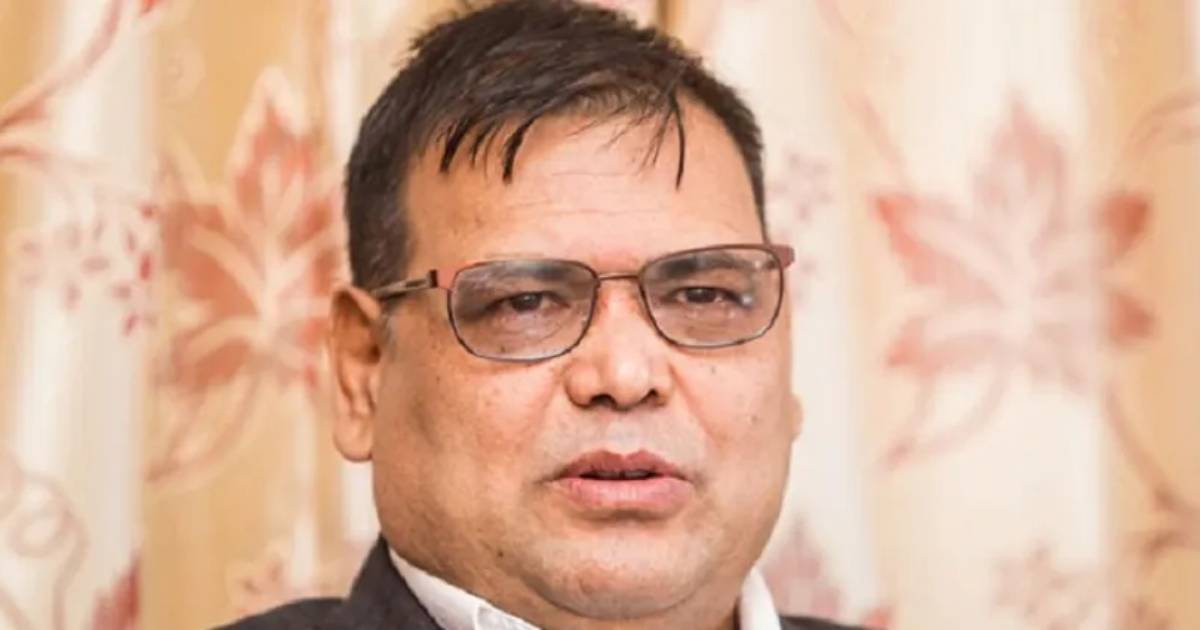 Krishna Bahadur Mahara in a file photo as corruption case filed over vape gold smuggling in Kathmandu