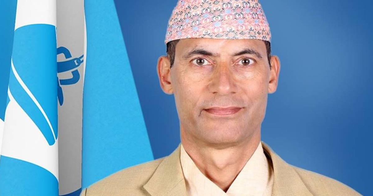 MP Bishwaraj Pokharel file photo during official appearance in Nepal
