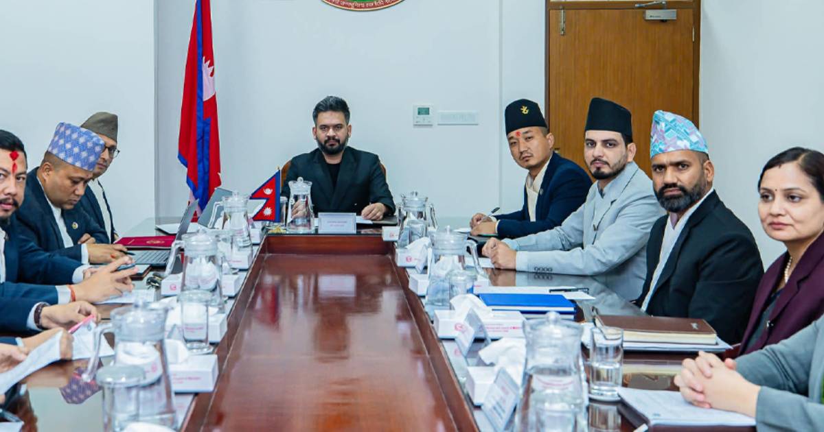 Nepal cabinet members hold meeting in Kathmandu on ending political appointments in sports sector