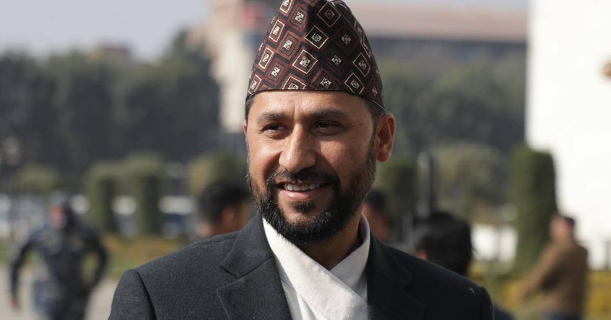 Rabi Lamichhane Facebook post about New Year message sparking debate in Nepal