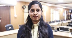 Ruby Kumari Thakur during parliamentary session as Deputy Speaker candidate in Kathmandu