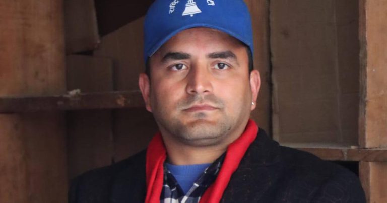 Som Sharma, RSP MP from Nepal, seen in portrait amid rising demand to appoint him as Labour Minister