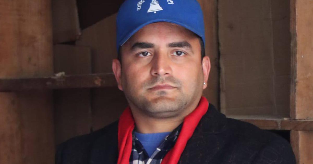 Som Sharma, RSP MP from Nepal, seen in portrait amid rising demand to appoint him as Labour Minister