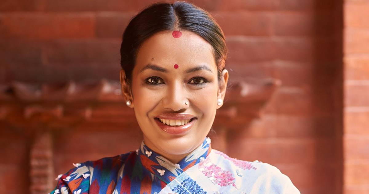 Ashika Tamang during a public appearance amid debate over party training program expenses
