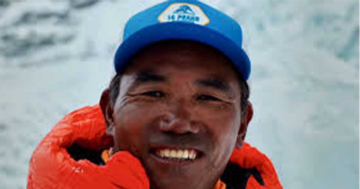 Kami Rita Sherpa during an Everest expedition in Nepal