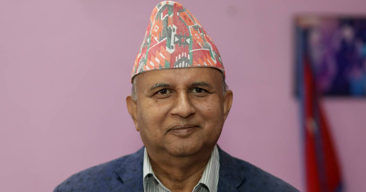 Shankar Pokharel during a public appearance amid remarks on democratic governance and institutions