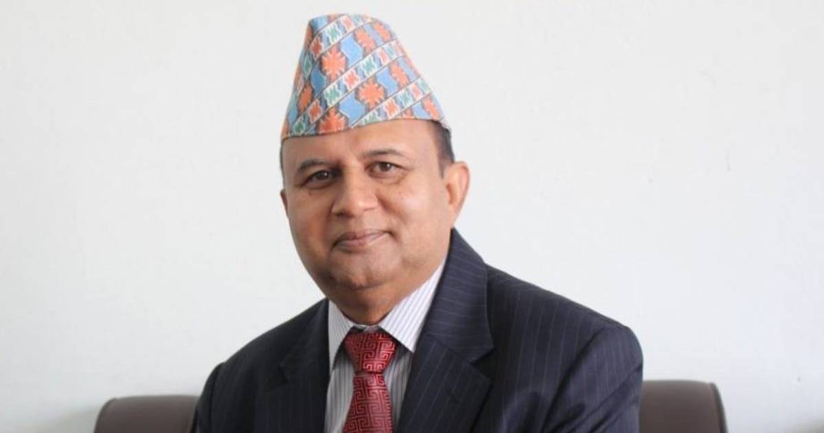Shankar Pokhrel speaking about land policy and poverty concerns in Nepal