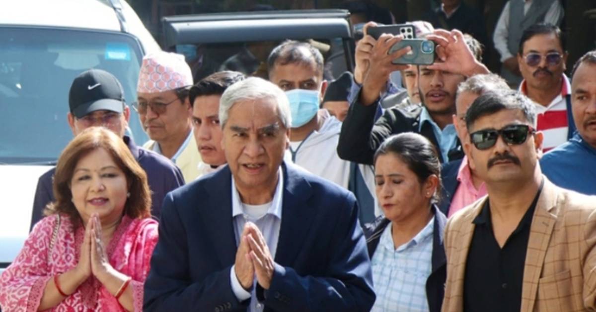 Sher Bahadur Deuba and Arzu Rana seen in public amid Interpol notice request case