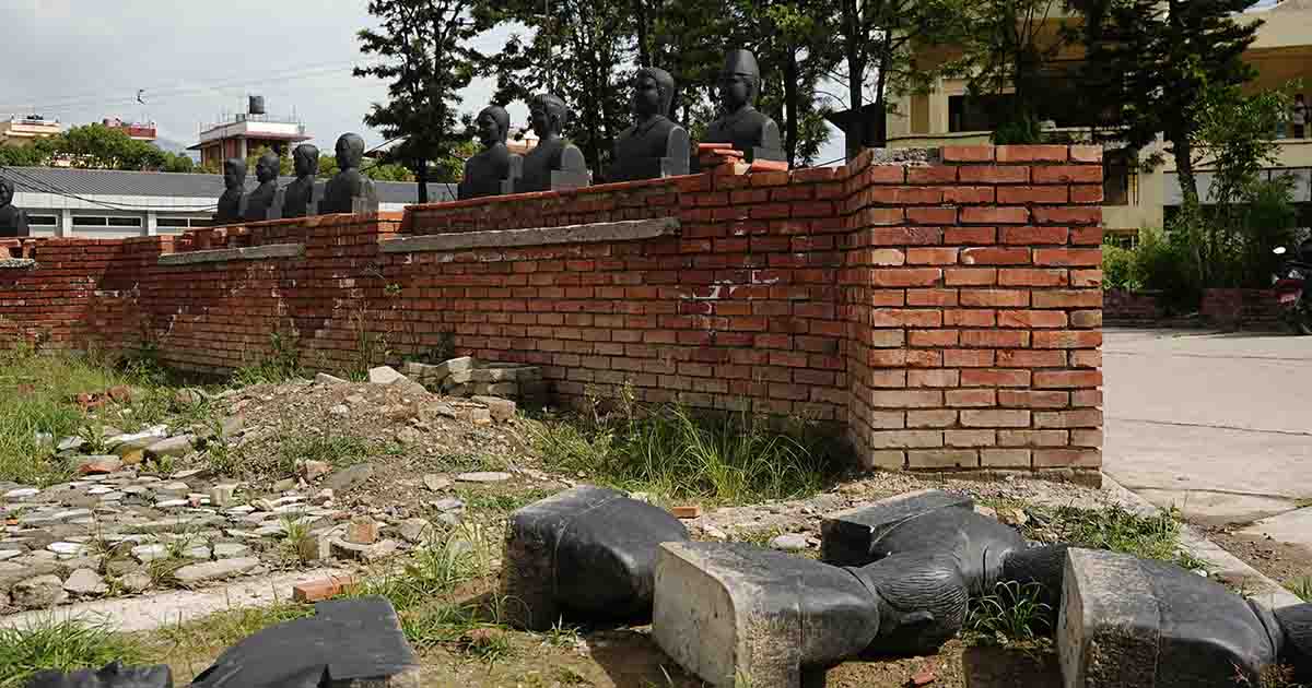 घोषणा भयो, काम सुरु भयो, तर रोकियो जेन–जी शहीद स्मारक