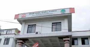 Nepali Congress central office building in Sanepa, Lalitpur