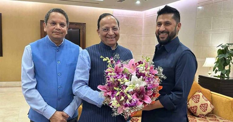 Rabi Lamichhane Meets BJP Leaders in New Delhi