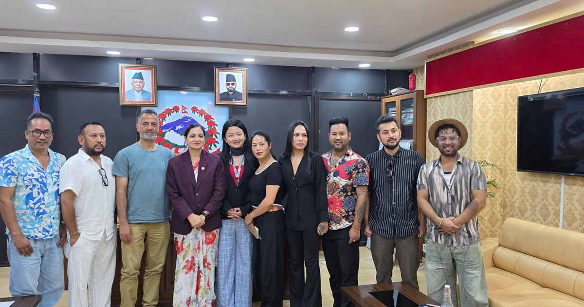 Minister Nisha Mehta with LGBTQ+ representatives